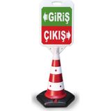 Burada Reklam ve Medikal Giriş Çıkıs Reklam Uyarı Yönlendirme Dubası 1 Adet A+ Plastik