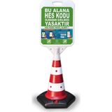 Burada Reklam ve Medikal Hes Kodu Reklam Uyarı Yönlendirme Dubası 1 Adet A+ Plastik