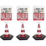 Burada Reklam ve Medikal Nalbur Reklam Uyarı Yönlendirme Dubası 3 Adet A+ Plastik