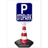 Burada Reklam ve Medikal Otopark Büyük Reklam Park ve Kaldırım Dubası 118 cm A+Plus Plastik