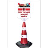 Burada Reklam ve Medikal Park Yapılmaz Aracınız Çekilir Uzun Büyük Duba Reklam Park Kaldırım Dubası 140 cm cm A+Plus Plastik - 1 Adet - 42 x 48 cm