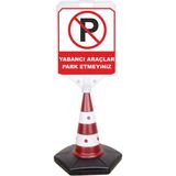 Burada Reklam ve Medikal Park Yapmak Yasaktır Uyarı Reklam Dubası 1 Adet A+ Plastik