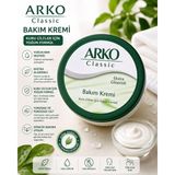 BURADABULDUN Arko Classic Ekstra Gliserinli Bakım Kremi - Kuru Ciltler Için Yoğun Nemlendirici Krem 150 ml