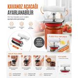 BURADABULDUN Ayarlanabilir Manuel Kavanoz Açacağı- Çok Amaçlı Kapak Açıcı