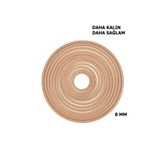 Buradadavar Hobi Ahşap 12'li Ham Mdf, 8mm Kalınlık, 30 cm Kasnak, Boyanabilir Vidasız Kasnak, Makrome Halkası, Düş Kapanı
