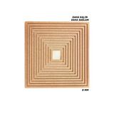 Buradadavar Hobi Ahşap 12'li Kare Ham Mdf, 8mm Kalınlık, 30 Cm Kasnak, Boyanabilir Vidasız Kasnak, Makrome Halkası