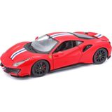 Burago 1:24 Ferrari 488 Pista Model Araba