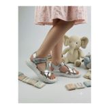 BURAK ALDAY SHOES Kız Çocuk Abiye Gümüş Sandalet