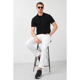 Buratti % 100 Pamuk Düğmeli Polo T Shirt Erkek POLO 5902127 - 2XL - Siyah