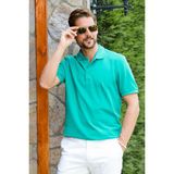 Buratti % 100 Pamuk Düğmeli Regular Fit Polo T Shirt Erkek Polo T Shirt 5902127 - Benetton