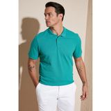 Buratti % 100 Pamuk Düğmeli Regular Fit Polo T Shirt Erkek Polo T Shirt 5902127 - XL - Benetton