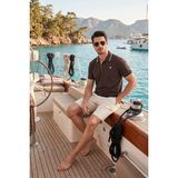Buratti % 100 Pamuk Düğmeli Regular Fit Polo Yaka T Shirt Erkek Polo Yaka T Shirt 5902118 - Kahve