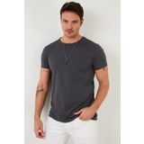 Buratti 59020001 Antrasit Erkek T-Shirt