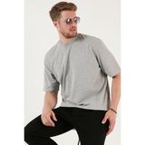 Buratti 5902365 Gri Melanj Erkek T-shirt