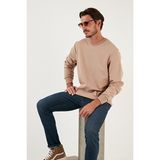 Buratti 5905521 Pamuklu Bisiklet Yaka Regular Fit Basic Erkek Sweatshirt
