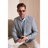 Buratti 6 Drop Çift Yırtmaçlı Klasik Blazer Comfort Fit Ceket Erkek Ceket 216MARTİNELLİ - 50 - Siyah