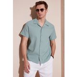 Buratti Apaş Yaka Kısa Kollu Regular Fit Gömlek Erkek GÖMLEK CF24S117842