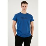 Buratti Baskılı Bisiklet Yaka % 100 Pamuk Slim Fit T Shirt Erkek T Shirt 541ENJOY - Parlament