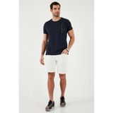 Buratti Bisiklet Yaka Pamuklu Slim Fit T Shirt Erkek T SHİRT 541QUINT