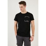 Buratti Bisiklet Yaka Pamuklu Slim Fit T Shirt Erkek T SHİRT 541REWORK