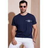 Buratti Bisiklet Yaka Pamuklu Slim Fit T Shirt Erkek T SHİRT 541THERE