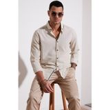 Buratti CF20S111871 Taş Rengi Erkek Gömlek