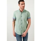 Buratti CF21S112546 Elma Yeşili Erkek Gömlek