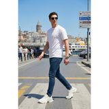 Buratti Dar Kalıp Düşük Bel Dar Paça Jeans Erkek Kot Pantolon 1115C55NAPOLI - Yeşil - Mavi - 36 - 32