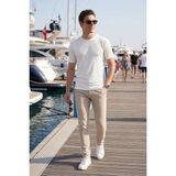Buratti Dar Kalıp Yüksek Bel Dar Paça Kot Pantolon Erkek Kot Pantolon 3300C71TOKYO - Bej - 32 - 32