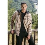 Buratti Ekoseli Regular Fit Çıkarılabilir Kapüşonlu Kışlık Gömlek Erkek GÖMLEK CF24W126985