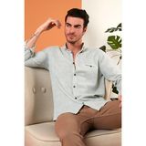 Buratti Erkek % 100 Pamuklu Slim Fit Uzun Kollu Gömlek Cf21s111498