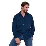 BURATTI Erkek Regular Fit Pamuklu Uzun Kollu Gömlek, Kahverengi, M