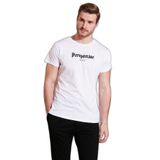 BURATTI Erkek Slim Fit Bisiklet Yaka Kısa Kollu T-Shirt, Gri, S