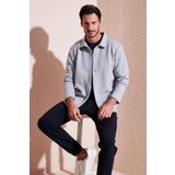 Buratti Fitilli Çıtçıtlı Relaxed Fit Erkek Gömlek 5905510 AÇIK GRİ
