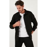 Buratti Fitilli Çıtçıtlı Relaxed Fit Erkek Gömlek 5905510 SİYAH