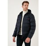 Buratti Kapüşonlu Fermuarlı Cepli Slim Fit Mont Erkek Mont 6490001