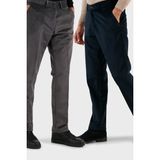 Buratti Normal Bel Regular Fit Düz Paça 2'li Paket Kadife Pantolon Erkek Kadife Pantolon 645MERLINS2 - Gri - Lacivert - 54