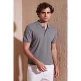 Buratti Pamuk Düğmeli Regular Fit Polo T Shirt Erkek Polo 5902127 - Açık Haki
