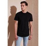 Buratti Pamuk Regular Fit Bisiklet Yaka T Shirt Erkek T Shirt 5902511 - Siyah