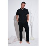 Buratti Pamuklu Beli Lastikli Regular Fit Kısa Kollu Pijama Takımı Erkek PİJAMA TAKIMI 6572009
