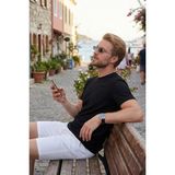 Buratti Pamuklu Bisiklet Yaka Kısa Kollu T Shirt Erkek T Shirt 5904115 - Siyah - 2XL