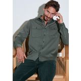Buratti Pamuklu Çift Cepli Regular Fit Erkek Gömlek CF25W128858 HAKİ