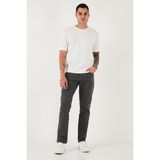 Buratti Pamuklu Comfort Fit Normal Bel Boru Paça Jeans Erkek Kot Pantolon 4412C19TEXAS - Antrasit - 32 - 32