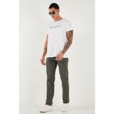 Buratti Pamuklu Comfort Fit Normal Bel Boru Paça Jeans Erkek KOT PANTOLON 4412C19TEXAS