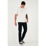 Buratti Pamuklu Comfort Fit Normal Bel Düz Paça Jeans Erkek Kot Pantolon 412C05TEXAS - Koyu Lacivert - 34 / 34