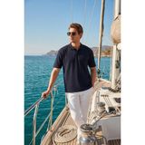 Buratti Pamuklu Kısa Kollu Düğmeli Polo T Shirt Erkek Polo T Shirt 5904051 - İndigo
