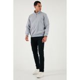 Buratti Pamuklu Normal Bel Regular Fit Boru Paça Jeans Erkek Kot Pantolon 2211C05PARMA - Koyu Lacivert - 32 - 32