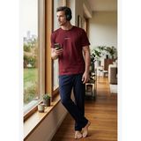 Buratti Pamuklu Regular Fit Baskılı Pijama Takımı Erkek PİJAMA TAKIMI 6096160