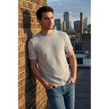 Buratti Pamuklu Regular Fit Bisiklet Yaka T Shirt Erkek T Shirt 5904027 - Mavi