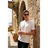 Buratti Pamuklu Regular Fit Bisiklet Yaka T Shirt Erkek T Shirt 5904063 - Ekru - XL